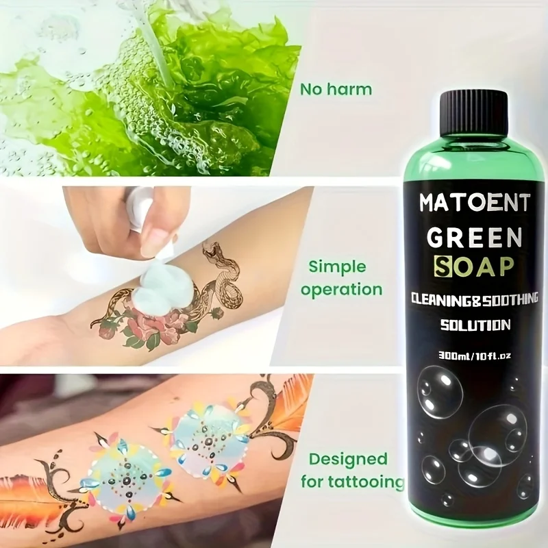 Ultra Concentrated Tattoo Soap (1:10 Dilution) - Long-Lasting Formula with Squeeze Bottle for Studio & Home. view 5