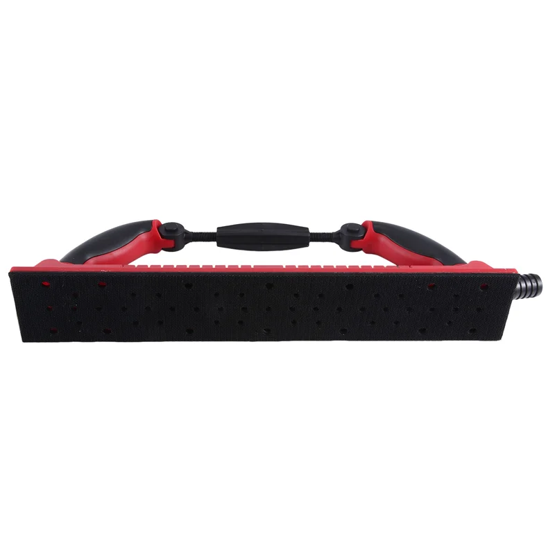 AT29-Adjustable Hand Grinding Board Vacuum Dust Grinding Board Vacuum Hand Grinding Board Paint Sheet Metal Grinding Durable Red