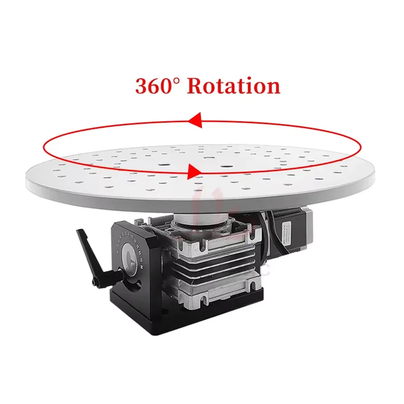 LY-JD300 محور دوار مع محرك كهربائي دائرة تدوير منصة طاولة العمل لوضع علامات على استخدام آلة نحت النقش #3