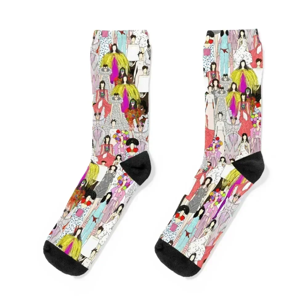 

Bjork-A-thon Socks gift happy hip hop new year Socks Male Women's