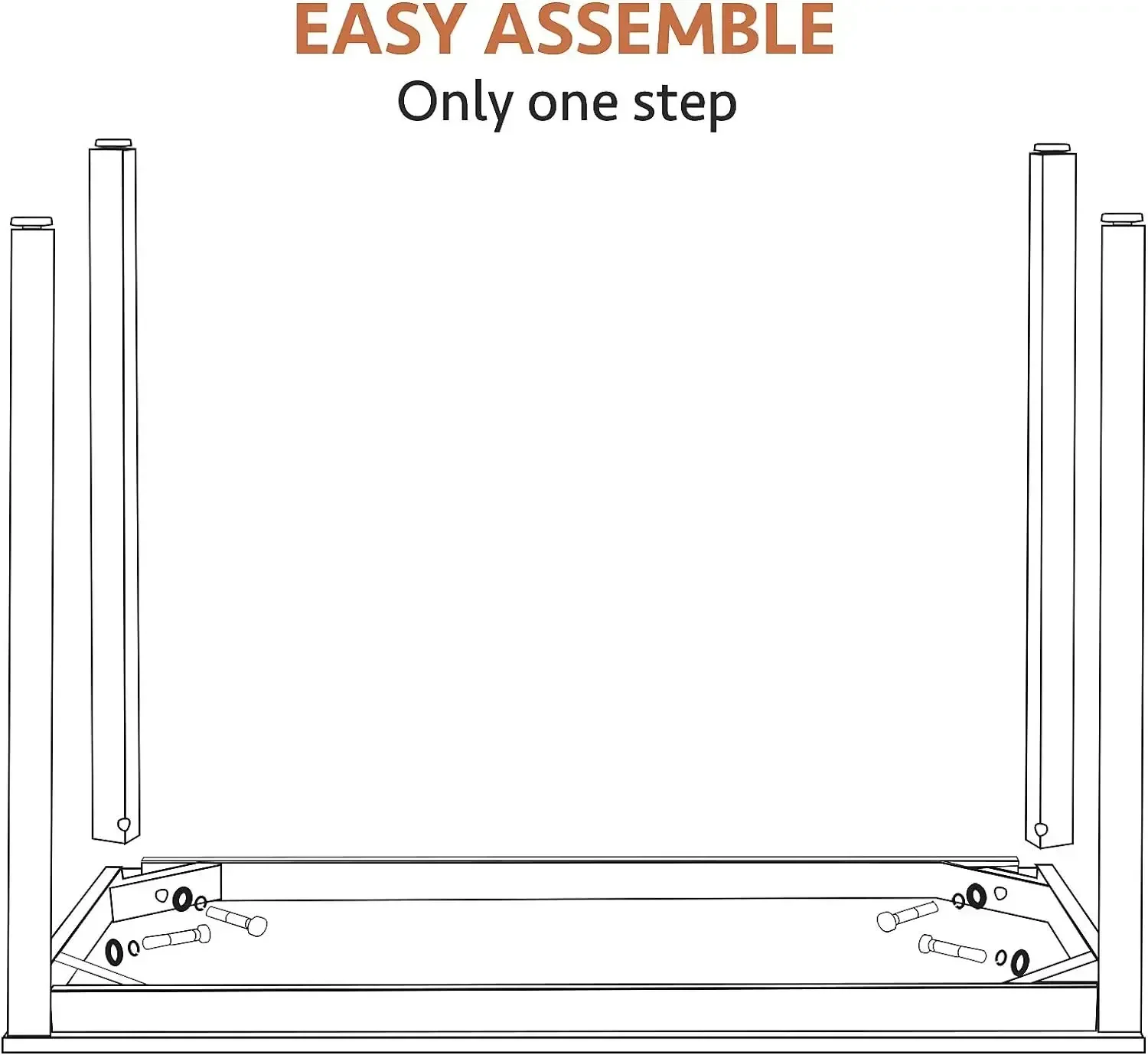 POPRUN Mesa de escritório para computador de escrita 59 polegadas (60 "x 30") Mesa de estudo de escrita de madeira para escritório doméstico, grande mesa de madeira maciça, moderna