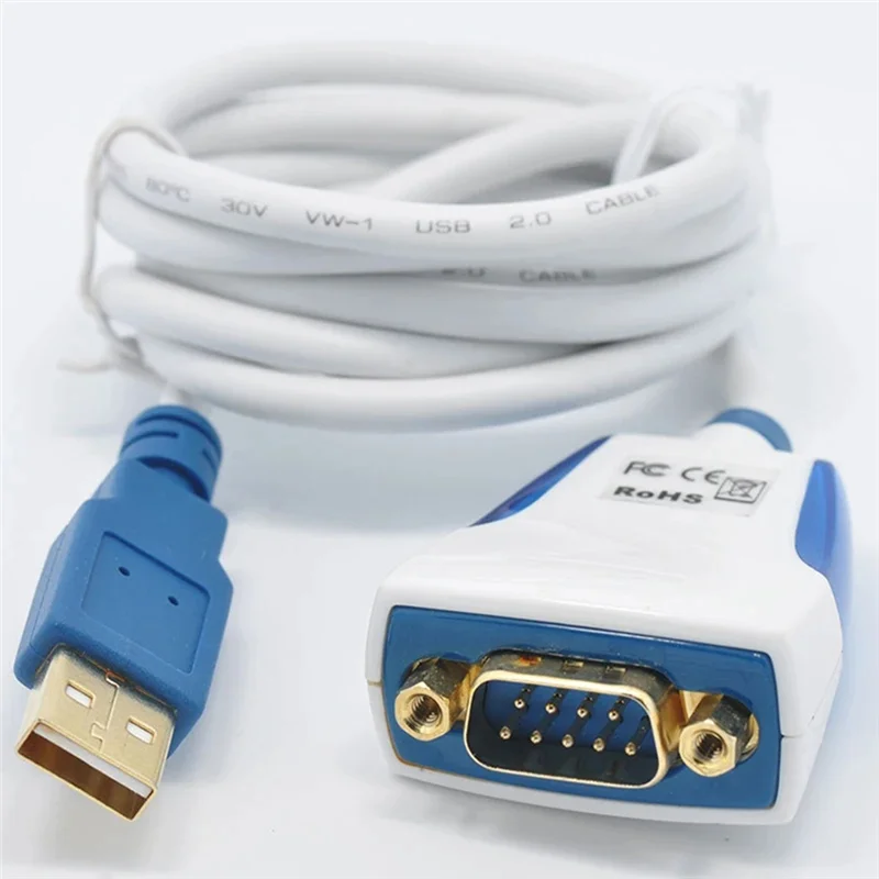

Практичный преобразователь кабеля USB в RS232 FTDI USB 2.0 в RS232 Кабель USB-RS232 Последовательный адаптер DB9 для Windows Mac