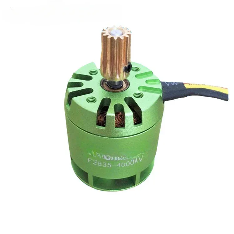 F2835-4000KV Brushless Motor with Blade + Gear Model Aircraft, Fixed Wing Aircraft Motor, Brushless Motor