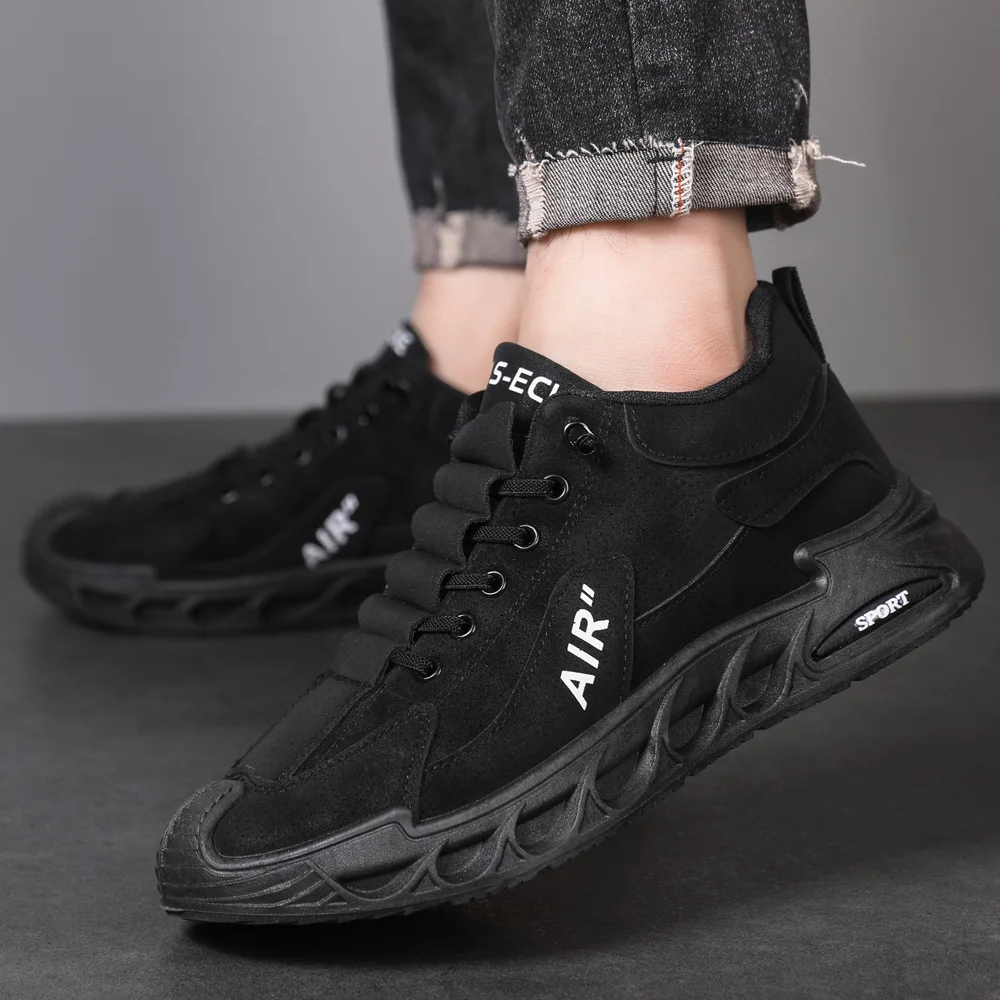 Men's sports shoes, fashionable outdoor workwear, safety shoes, simple and trendy, comfortable and casual sports shoes