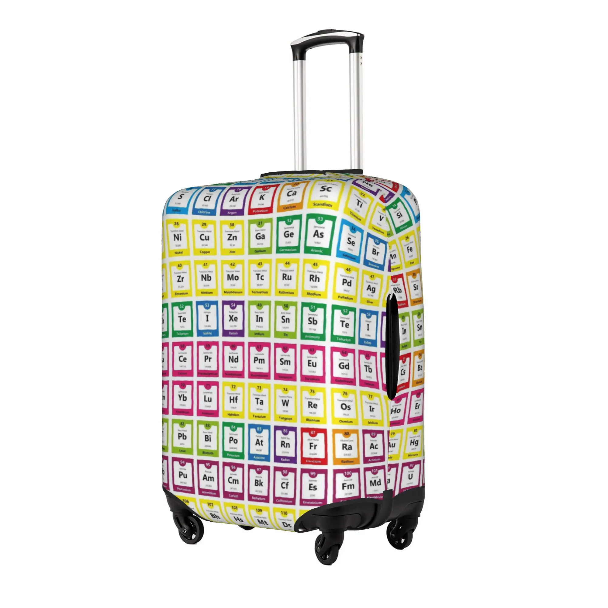 Elements Of The Periodic Table  Luggage Cover Cute Education Student  Suitcase Protector Covers Suit For 18-32 inch