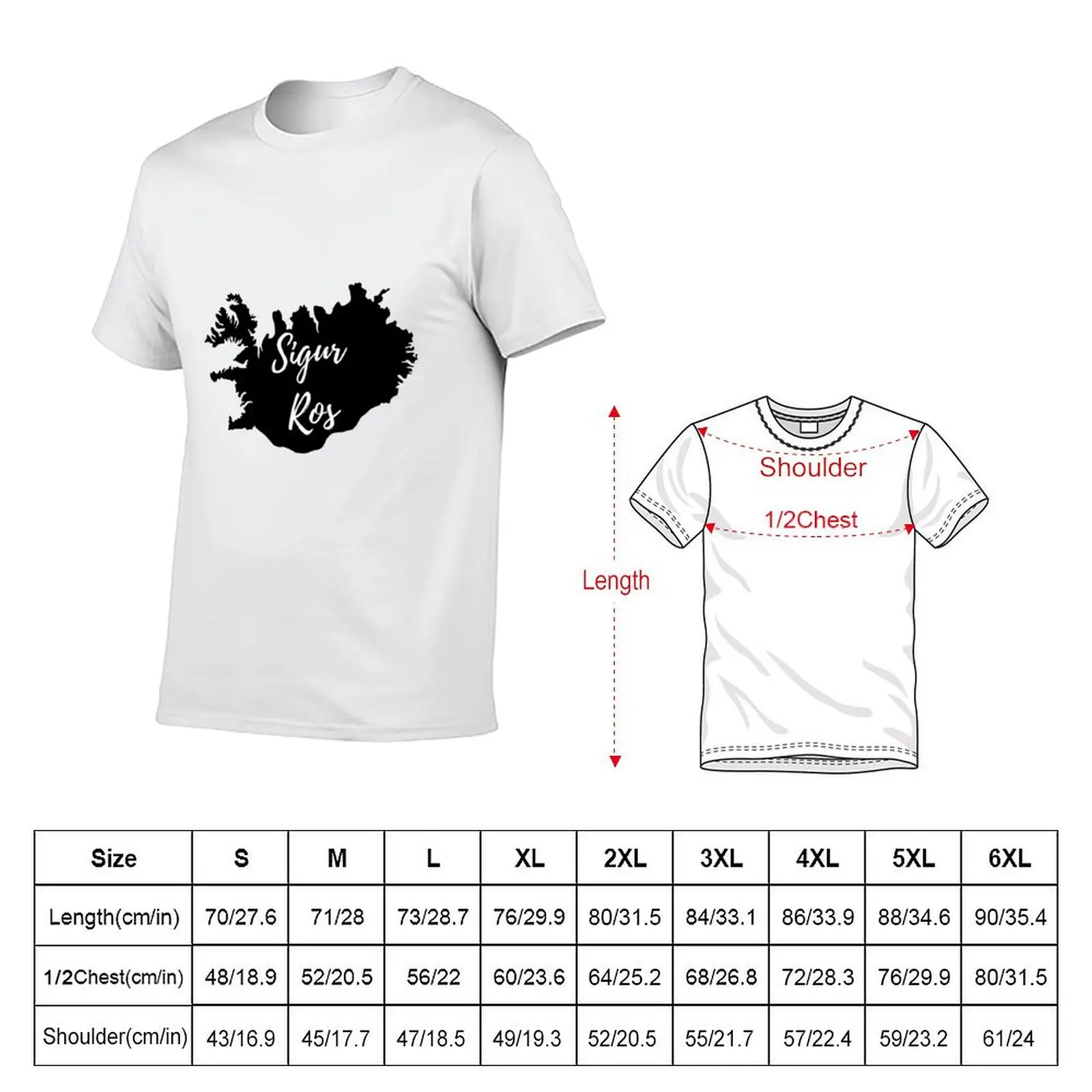 Sigur Ros Dark Iceland T-Shirt Funny t-shirt tshirts personalised men t shirt