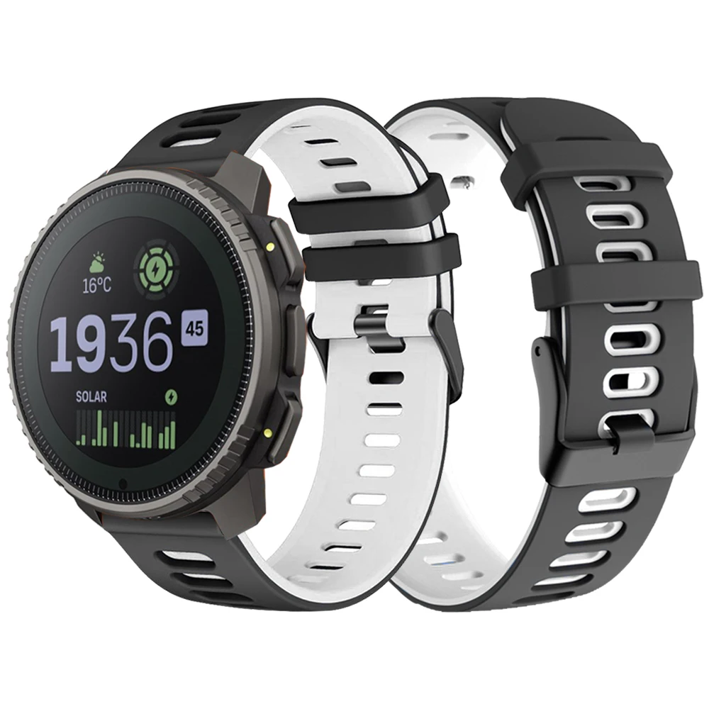 

Спортивный силиконовый ремешок uhgbsd для Suunto Vertical 22 мм Easyfit, сменный Браслет для часов, аксессуары