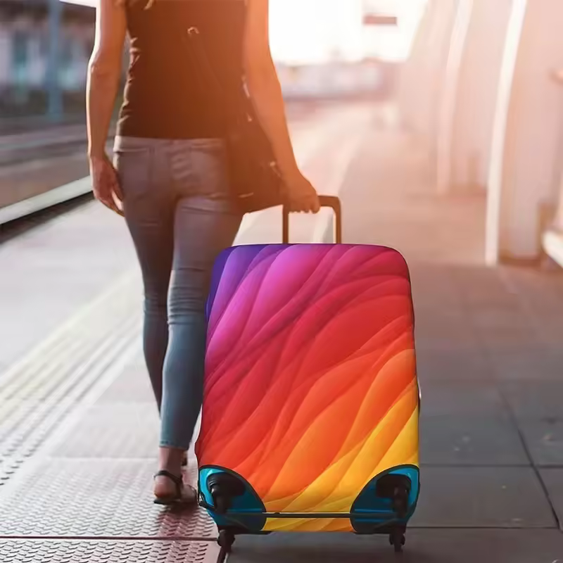 Luggage Cover Suitcase Cover Protector Suitcase For 18-32 Inch Luggage Boot Washable Prevent Scratches Travel Accessories - Image 3