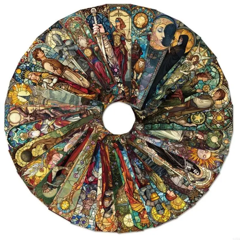 62KA 30pieces Tarot Themeed Paper Lesezeichen 6x1.5inch Lesezeichen Buchseite Teiler für Buchliebhaber Leser -Schriftstellerin