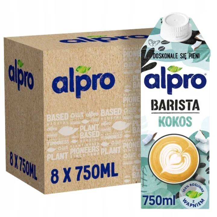 Bebida de coco Alpro Barista 750 ml x 8 piezas