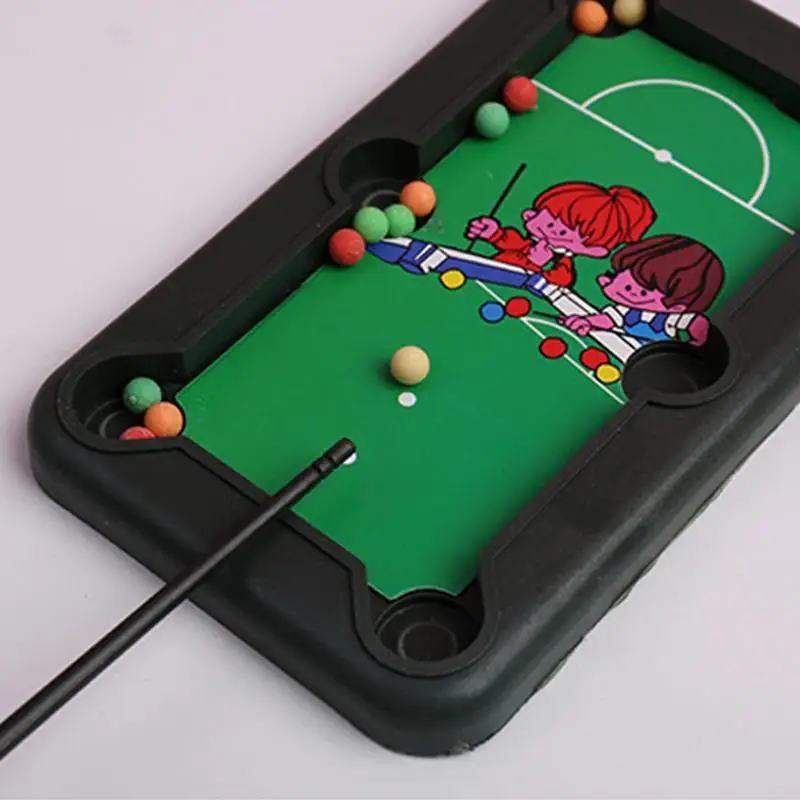 Small Pool Table Game Kids Billiards Table Pool Table Toy Portable Small Tabletop Billiard Table For Family Children Boys Girls