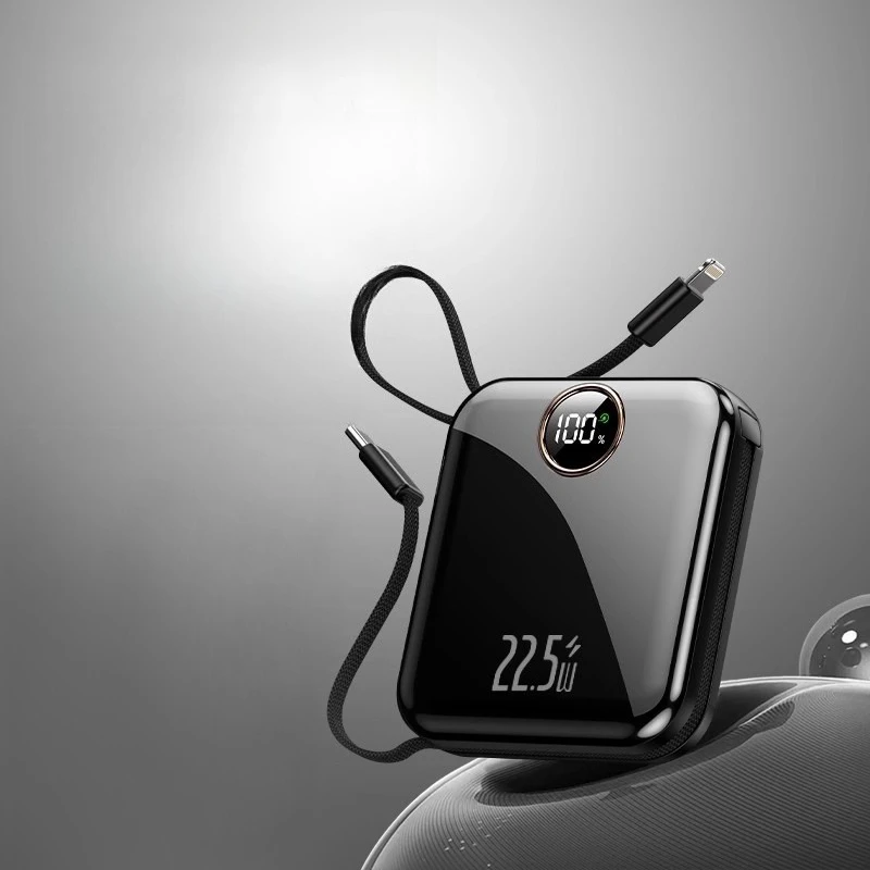 10000mAh Power Bank with Built-in Dual-line Fast Charging Function