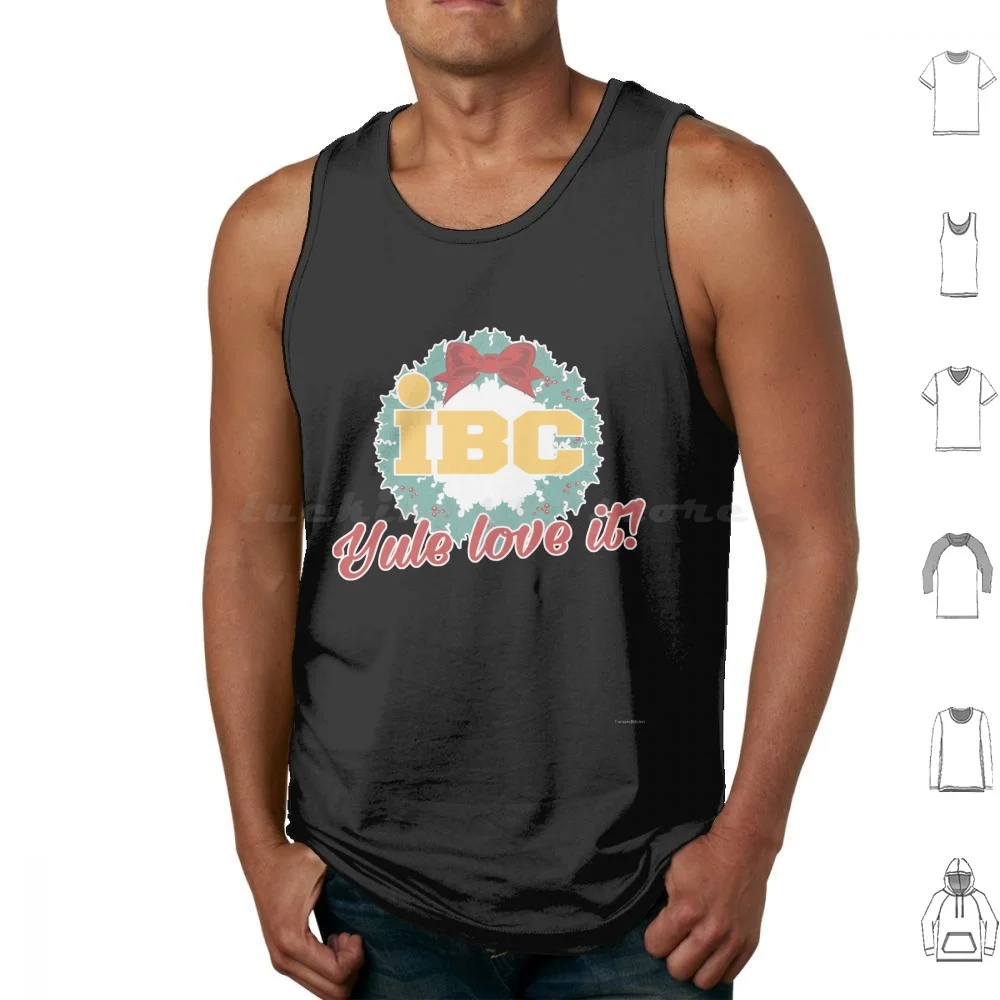 Yule Love It-Christmas Design Tank Tops Print Cotton Christmas Scrooged Bill Murray Movies Cinema Film Xmas