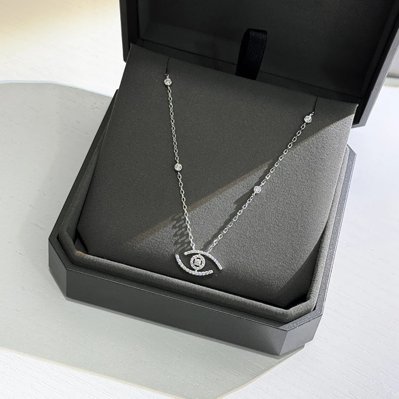 

New Original M Brand Women's Necklace s925 Mind Eye Pendant Necklace Christmas Festival Gift