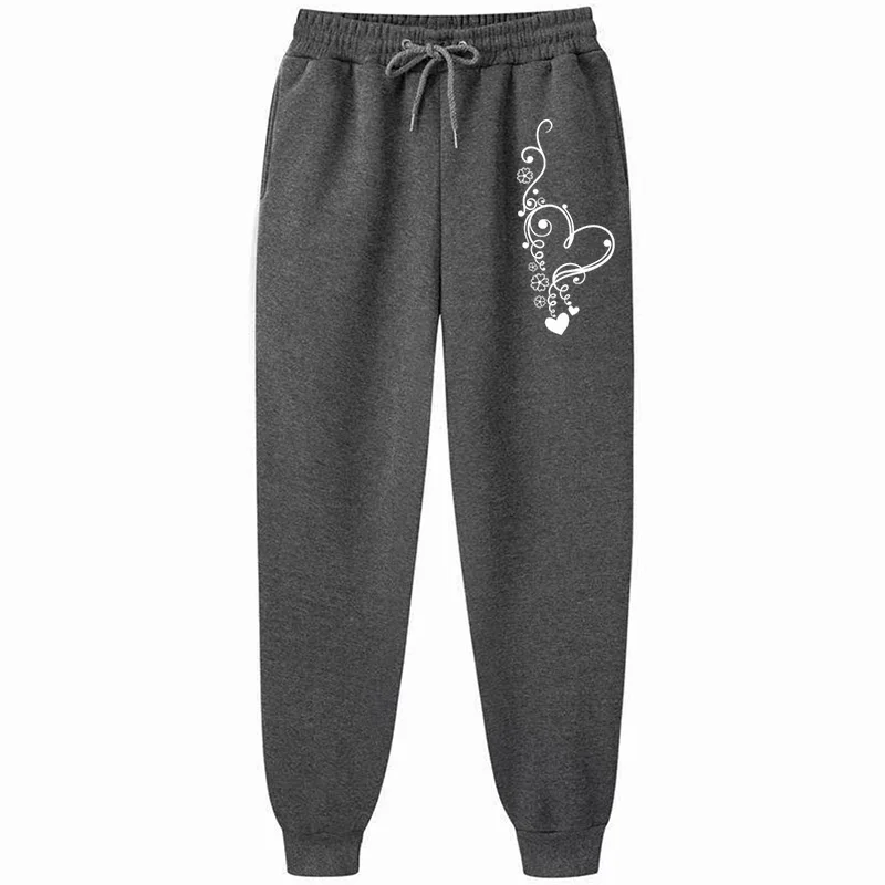 Fashion Women Full Sportswear Pants Casual Elastic Cotton Womens Fitness Workout Pants Skinny Sweatpants Trousers Jogger Pants