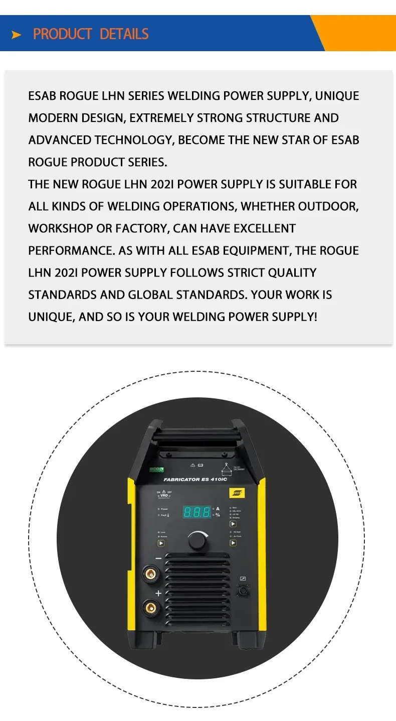 ESAB 220V Rogue LHN Series Welding Machine，ESAB Rogue ES 208i Hand Welder ARC Welder Electric