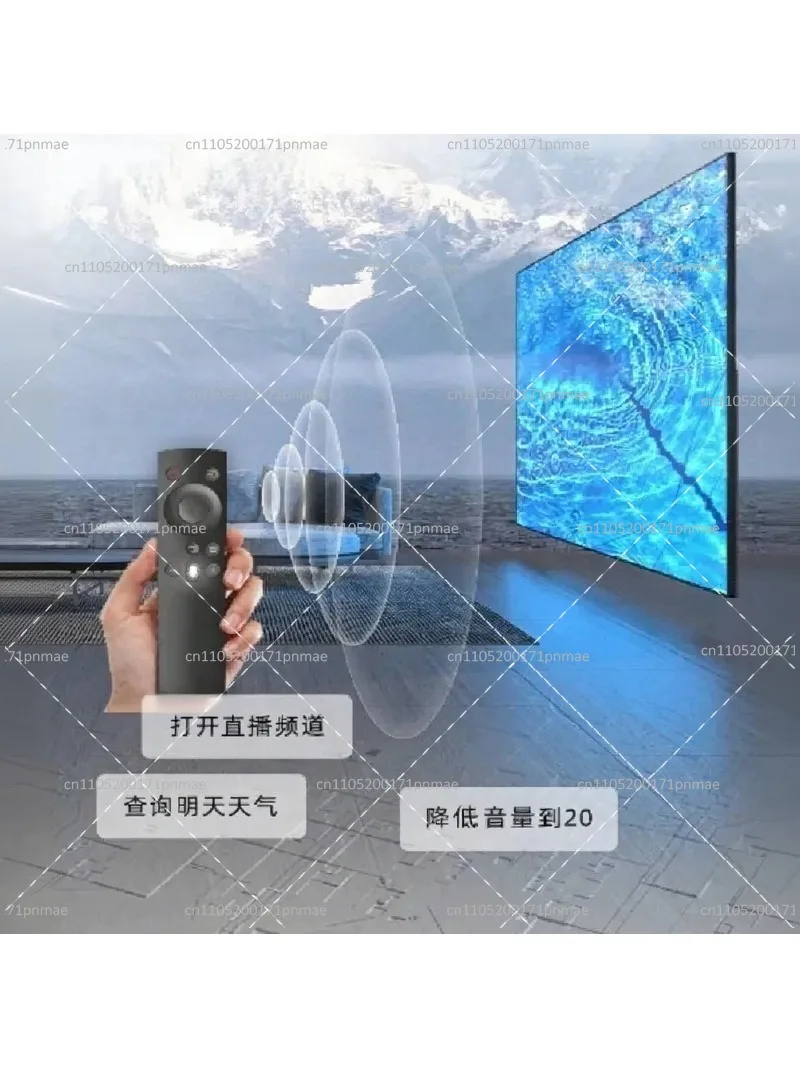 70 Inch Borderless 8K UHD Smart TV with WiFi and Far Field Voice Control, 55 65 Inch LCD Display