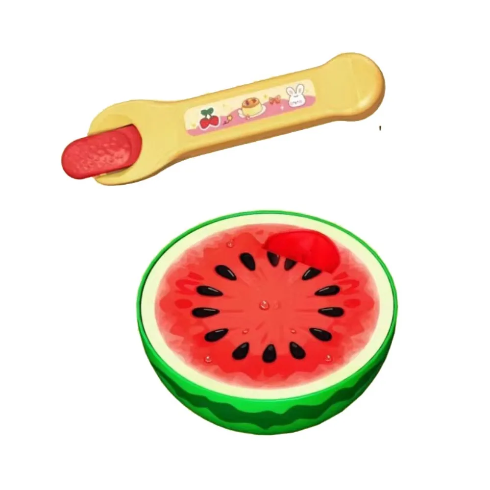 

Novelty Food Feeding Fruit Pudding Set Feeding Simulation Orange Watermelon Pudding Grapefruit Japanese Play House Gift