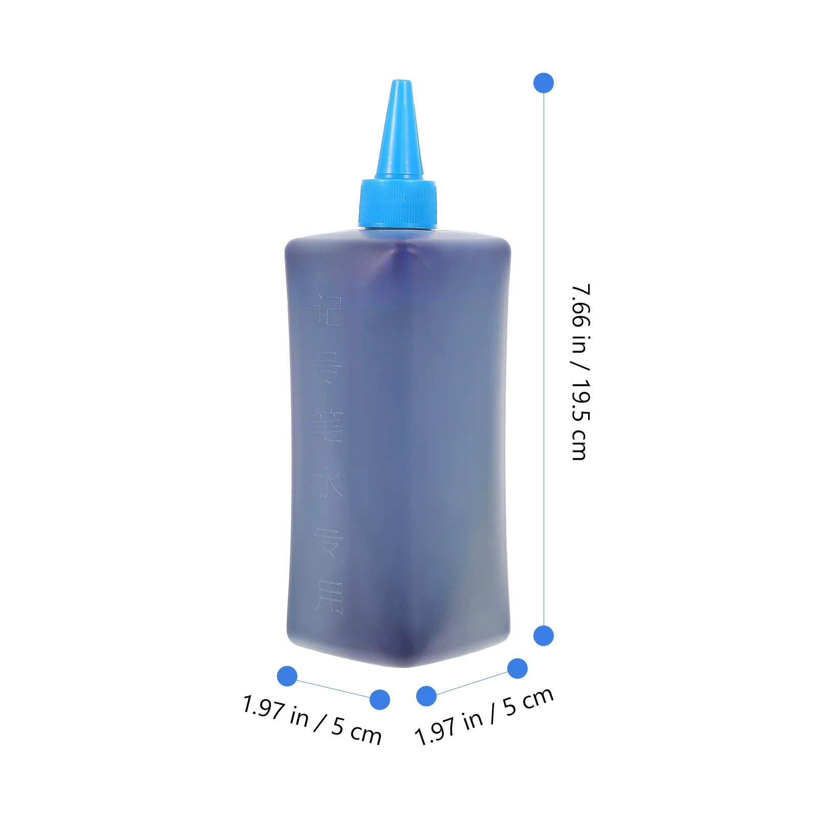 1pc 500Ml Whiteboard Pen Ink Refill Blue Replenisher Compatible With Whiteboard Drawing Painting Calligraphy Ink Bottle Kit