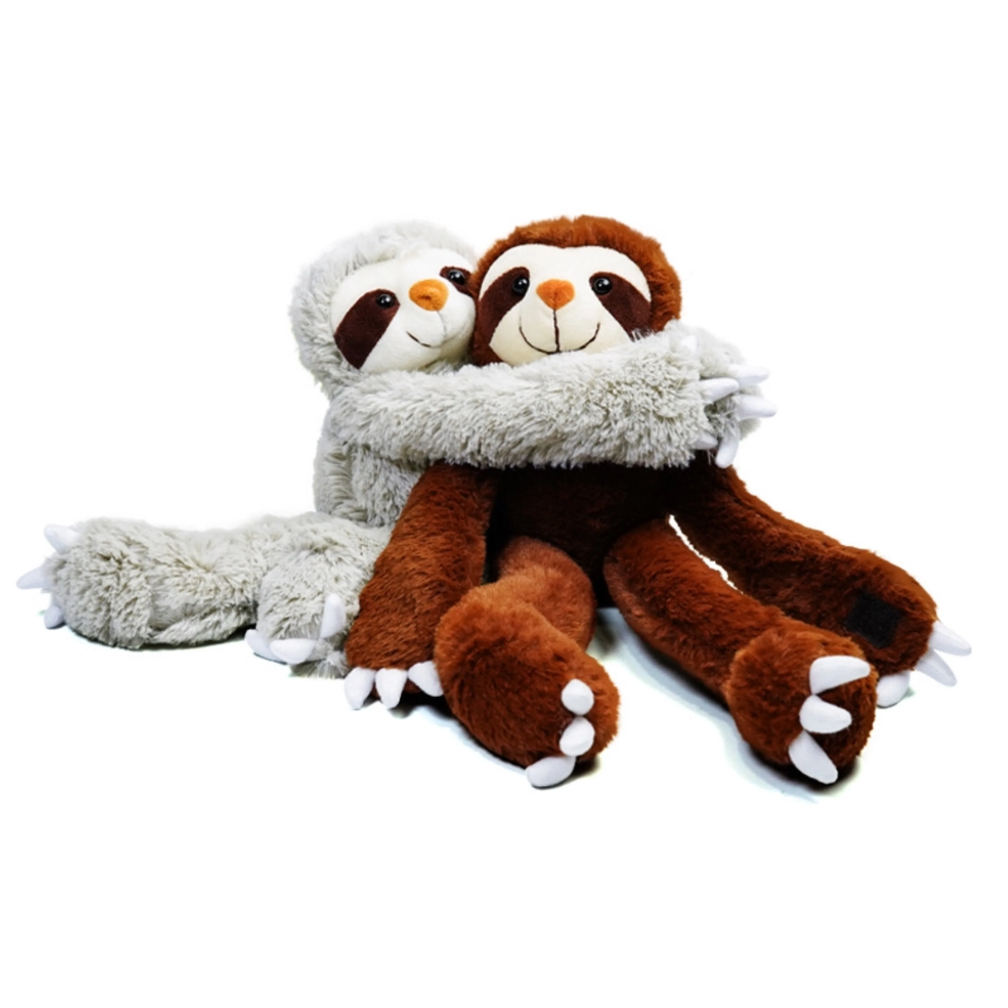 30cm Stuffed Sloth Plush Toys Cute Forest Animal Doll Christmas Gift Curtain Buckle for Kids Bedroom Window Decoration