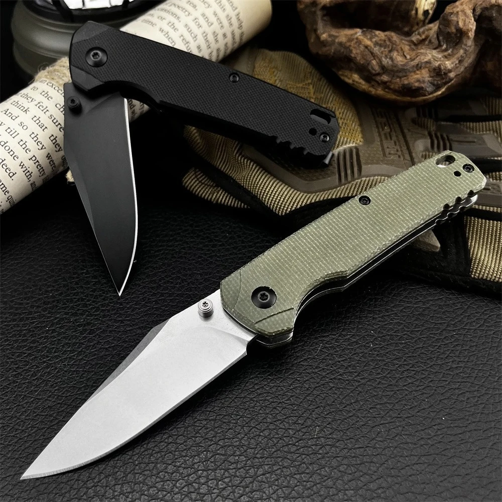 KS 6106 التكتيكية جيب سكين للفرد 8Cr13Mov شفرة Micarta مقبض في الهواء الطلق التخييم التنزه الصيد السكاكين الصيد بقاء أدوات #1