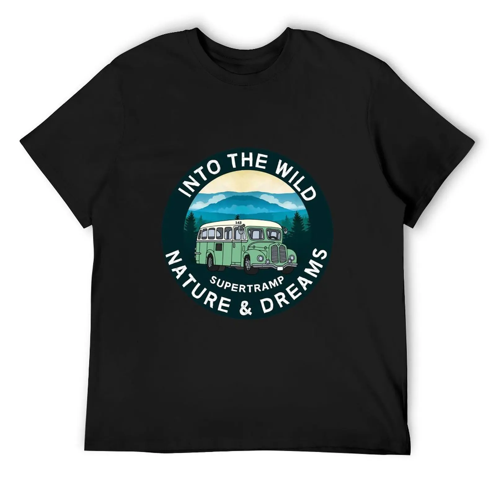 

Into The Wild - Leave No Trace Respect Shirt - Supertramp - Respect Nature T-Shirt graphics T-shirts for men cotton