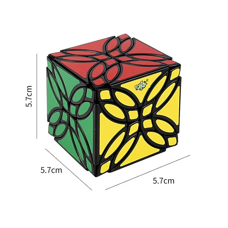 Lanlan Master Clover Cube LanLan Strange-shape Magic Cube Sticker Toys Cubo Magico Children Gift Educational Toys