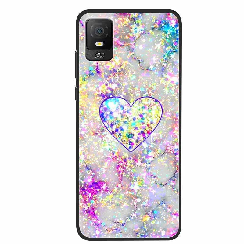 For TCL 403 Case Luxury Silicone TPU Soft Shockproof Cover Phone Cases for TCL403 T431D T431A T431E Funda Protective Love Coque