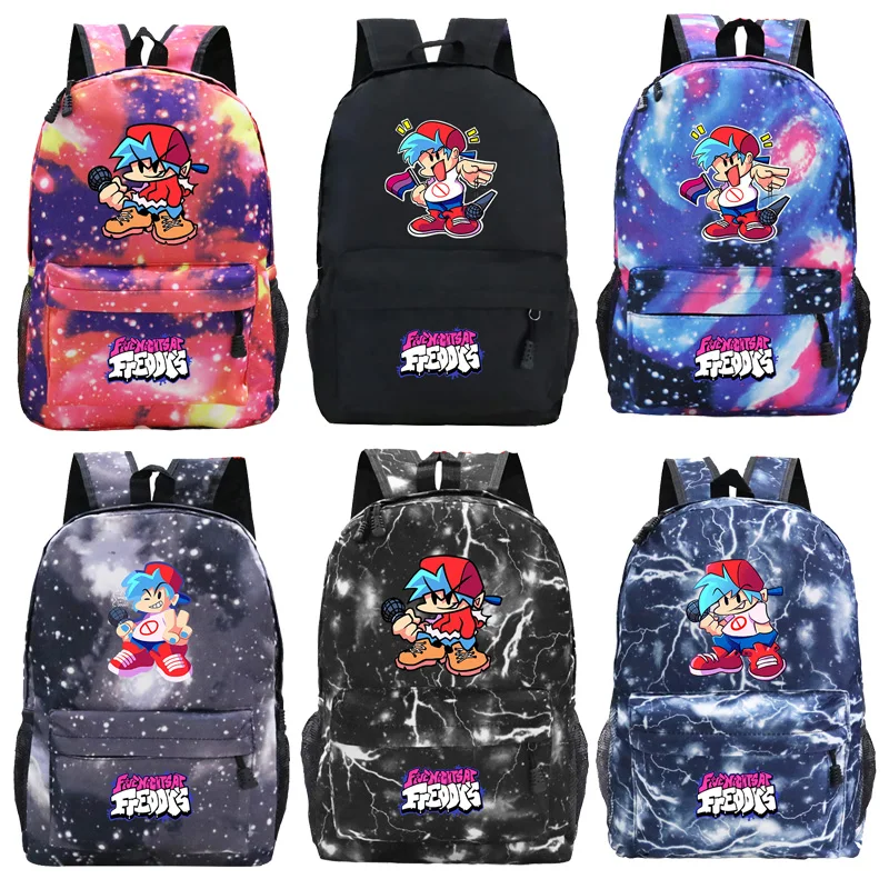 Fashion Friday Night Funkin Printing Backpack Game Cartoon School Bags ren Book Rucksack Laptop Bagpack Boy Girls Book Bags