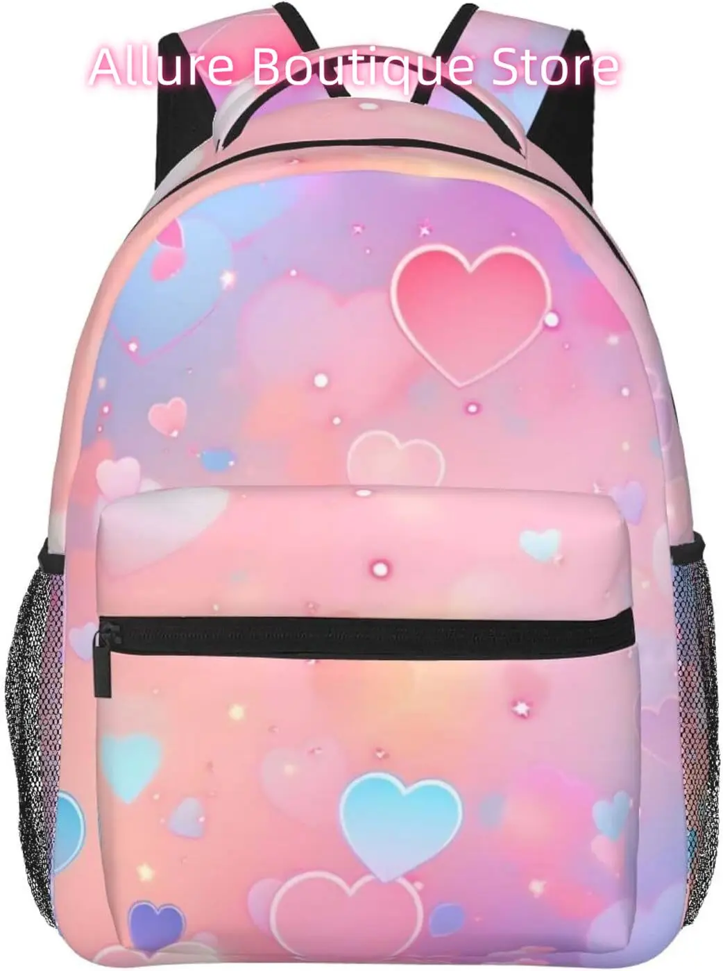 

laptop bag back to school Classic Love Heart Lightweight Laptop Backpack Lightweight Multipurpose Travel Casual Daypack Unisex C