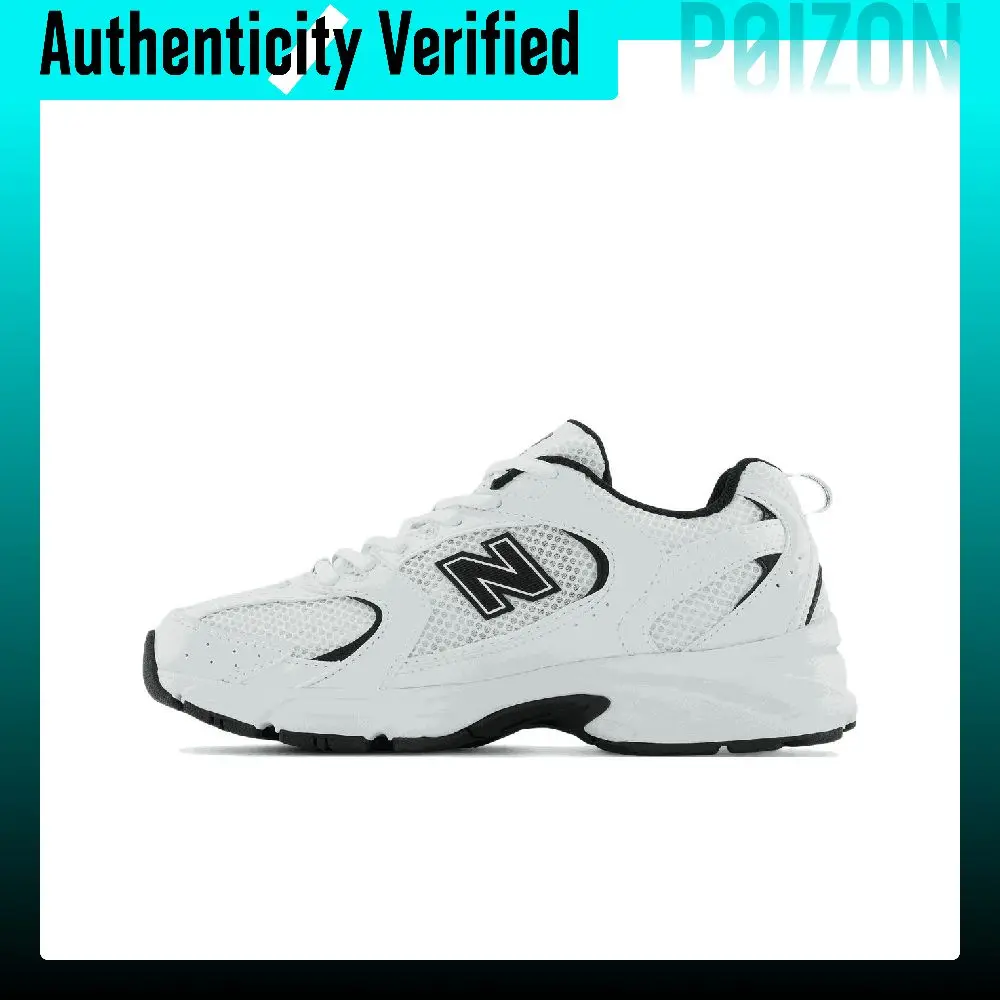 Zapatillas de running New Balance NB 530, modelo unisex de caña baja, en color blanco y negro, MR530EWB.