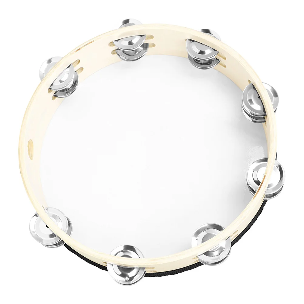 

Tambourine Tambourines Musical Instruments Kid Props Hand Bell Solid Wood Percussion Child