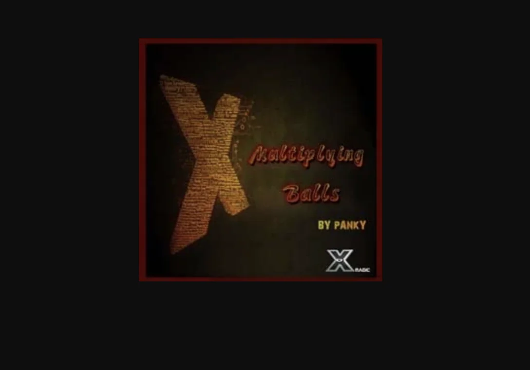 X-멀티플리잉 볼(금속, 빨간색) 클로즈업 및 스트리트 퍼포먼스를 위한 전문 마술사 무대 환상 트릭 특수 효과 액세서리