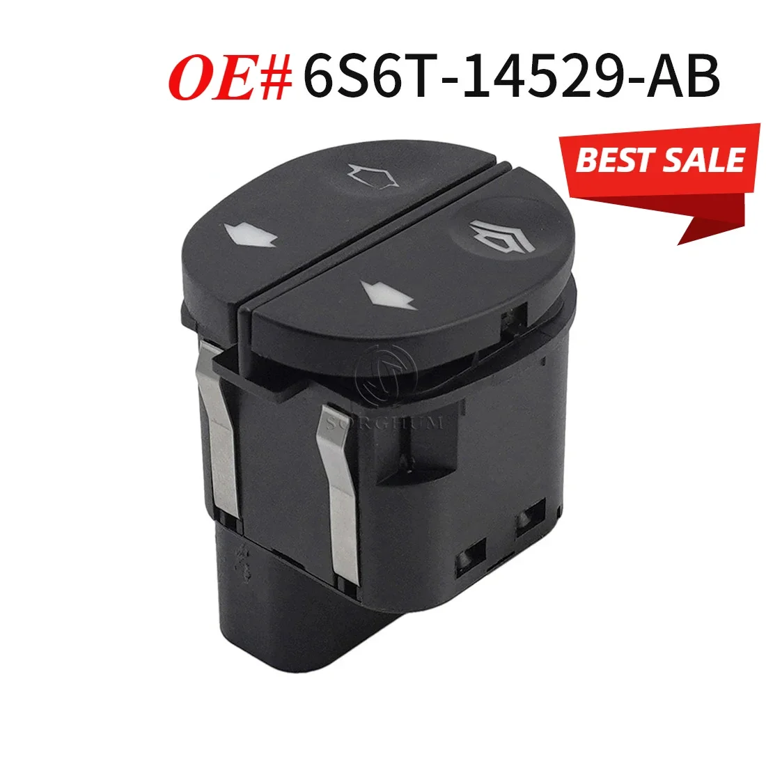 

6S6T-14529-AB For Ford Fusion Transit 2010 - 2014 Power Window Control Switch 6 Pins Button 6S6T14529AF 1363669 1459686