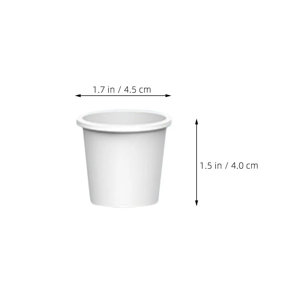 200 Stuks Mini Water Dispenser Cups Fantasiespel Miniatuur Papieren Bekers Kids Keuken Accessoires Mini Waterkoeler Cup