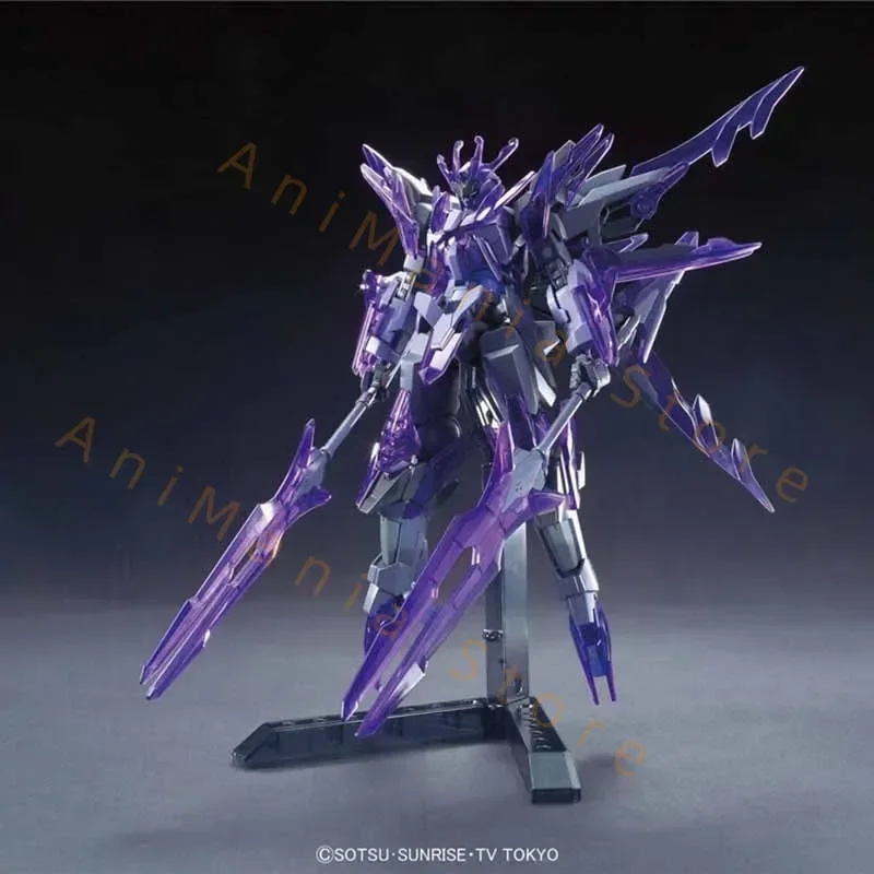 Bandai original gundam hg 1/144 transansante gundam glaziser lINDSEY anegaozys anime figura de ação montagem modelo brinquedos