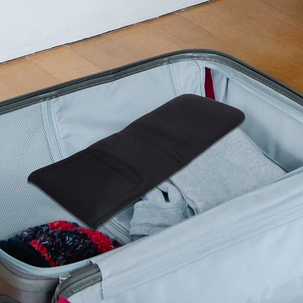 

2Pcs Black Hair Straightener Protective Cover ganizer Travel Bag Heat Resistant Storage Pouch CurlingIron Styler Tool Container