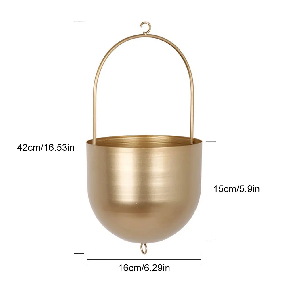 Hanging Planter Pots Modern Plant Pot Container Minimalist Hanging Plant Baskets Creative for Indoor Outdoor Garden Balcony