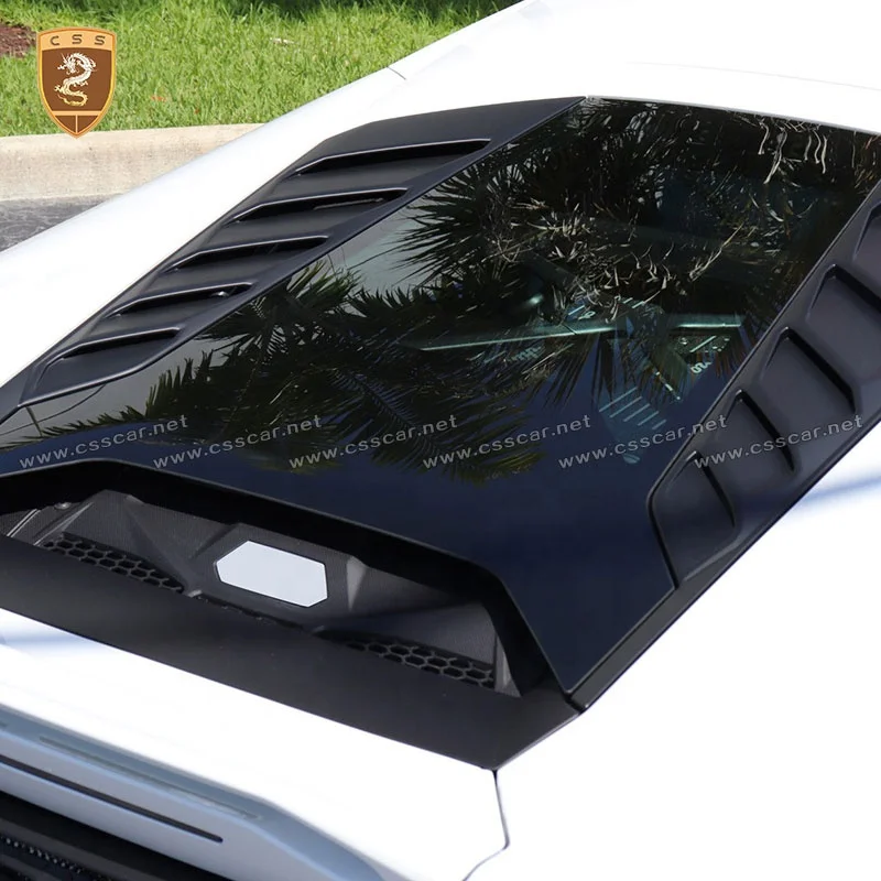 Real Carbon Fiber Car Engine Decoration Hood Air Vent for Lamborghini Huracan EVO LP610