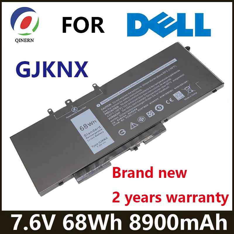 

GJKNX 68Wh 7.6V Laptop Battery For DELL Latitude E5480 5580 5490 5590 For DELL Precision M3520 M3530 GD1JP