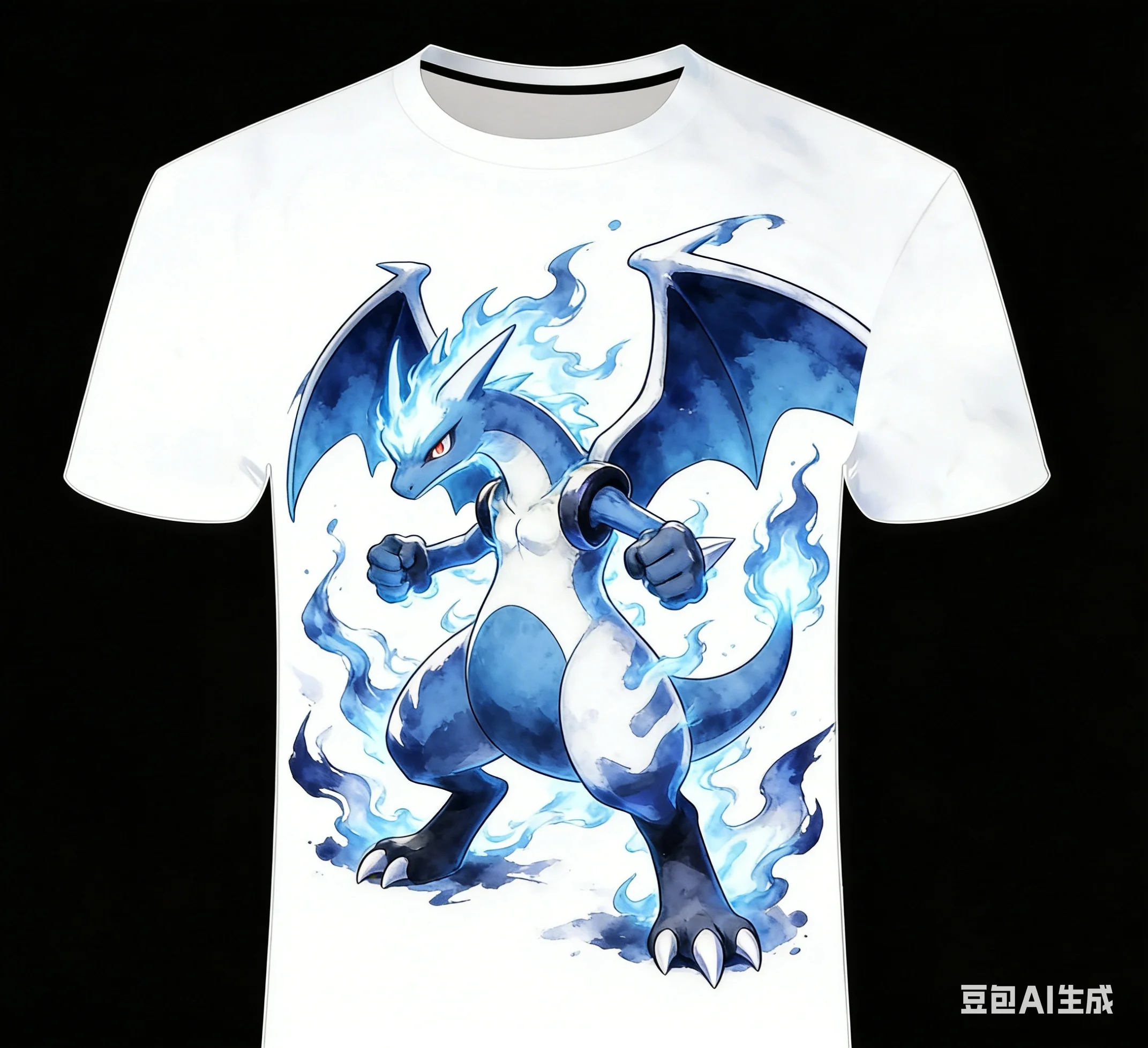 

Модная футболка с изображением покемонов, уникальным дизайном, принтом в ограниченной серии, короткими рукавами, универсальная и повседневная.