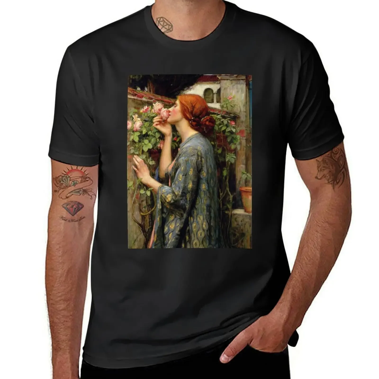 The Soul of the Rose -John William Waterhouse T-Shirt sublime street wear men clothes