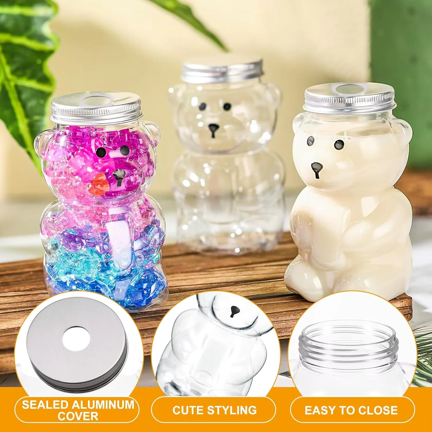500ml Portable Cartoon Bear Tr - Bear Canister ulasan dan harga