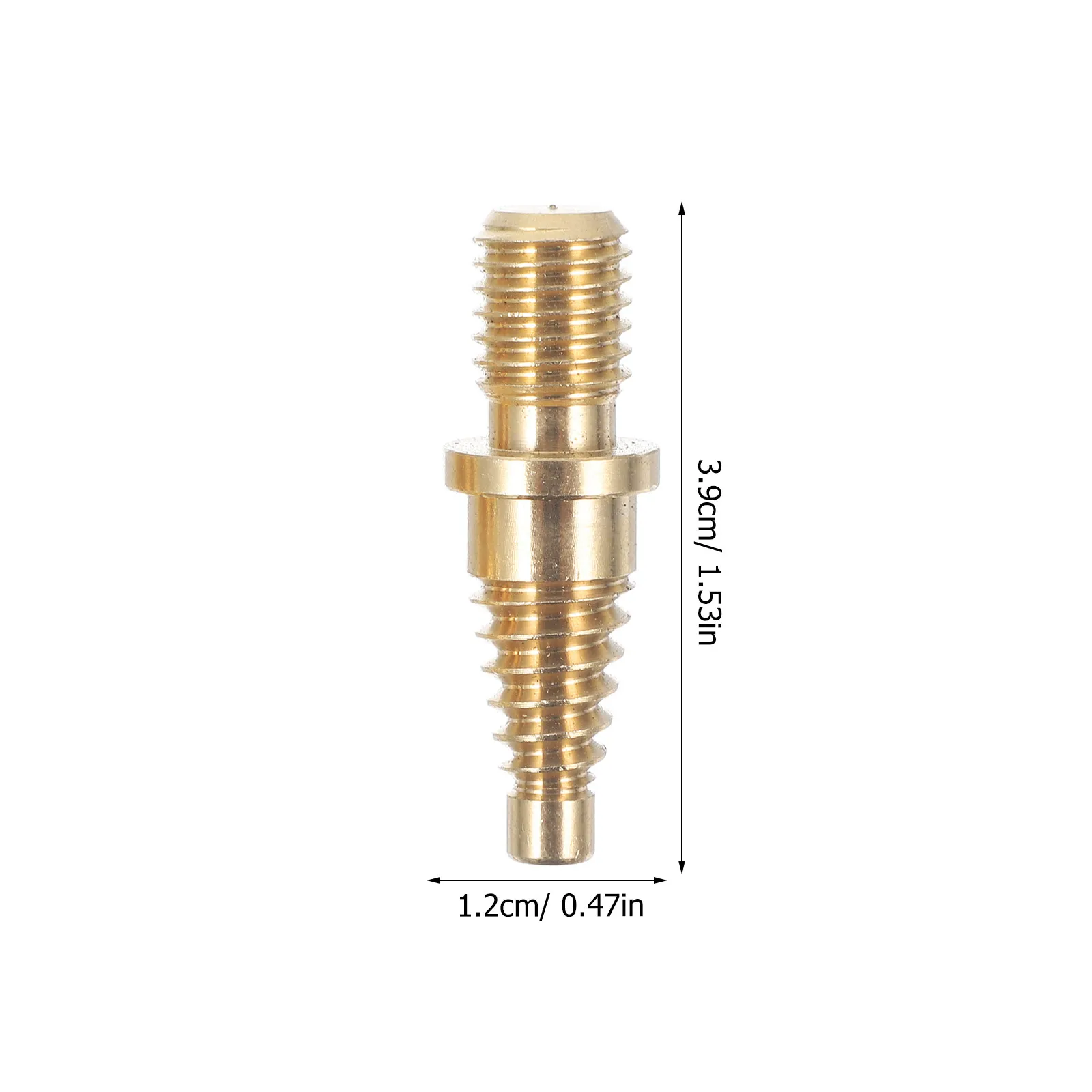 2Sets Premium Copper Pool Cue Joint Pin Screws for Billiard Cue Repairing Extension Connecting Stable Performance Rust-Proof