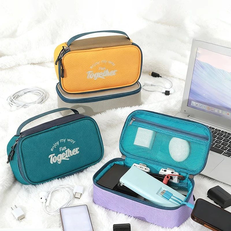 Digital Accessory Storage Bag, Large Capacity Power Bank, Hard Drive, Power Bank, USB Flash Drive, Earphone Storage Bag