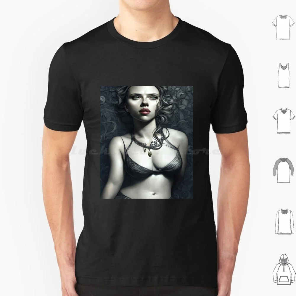 Scarlett Johansson Poster Tee , American Actress Homage Tshirt , Scarlett Johansson Fan Tees , Johansson Retro 90s Sweater ,