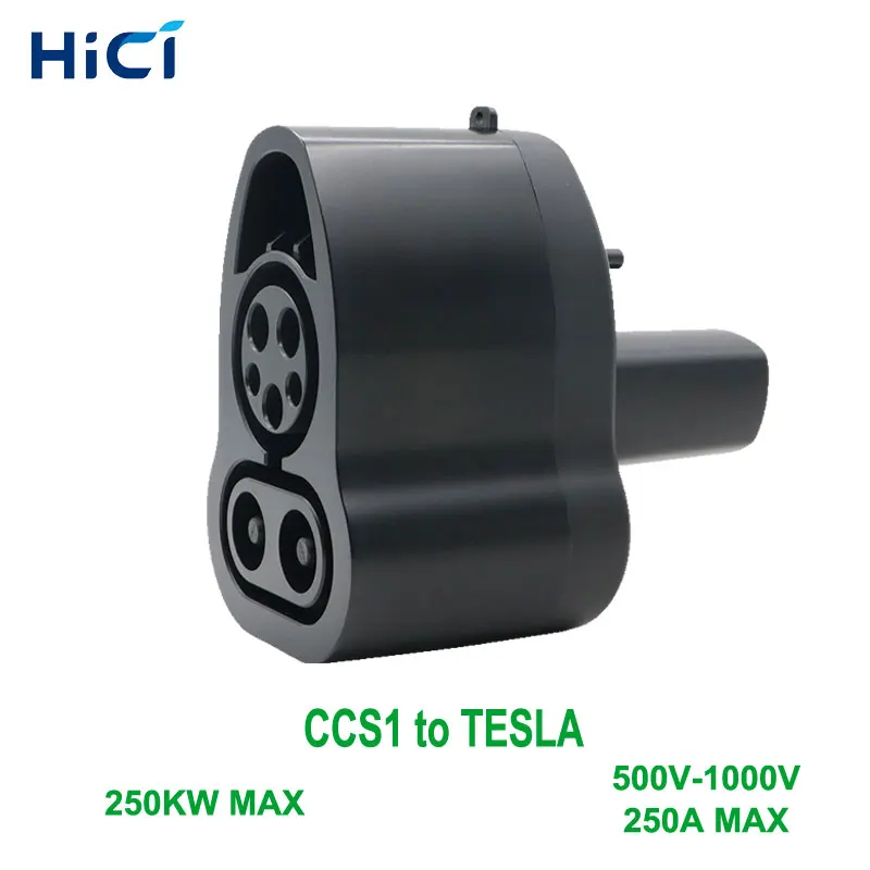HICI بالجملة Ev شاحن Ccs محول Nacs إلى Ccs1 تيار مستمر شحن 250a Ccs كومبو 1 تسلا إلى Ccs1 محول