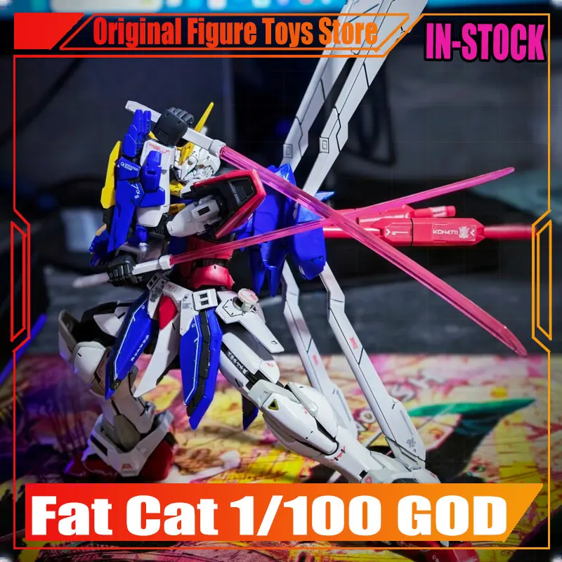 

【Новый продукт】FAT CAT RG 1/100 GOD, комплект сборной модели, экшн-кукла GF13-017NJ II 002, серия увеличений, детские рождественские игрушки