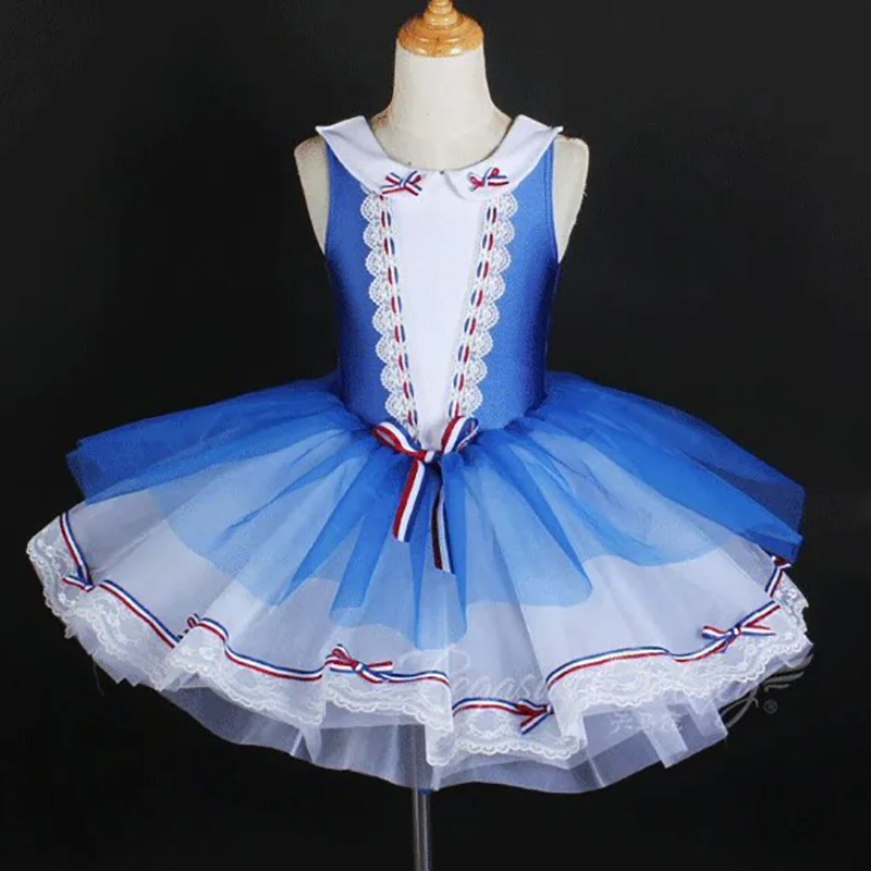 Justaucorps de ballet professionnel pour filles, costumes de gymnastique, tutu, body, jupe en dentelle, costume de danse pour enfants
