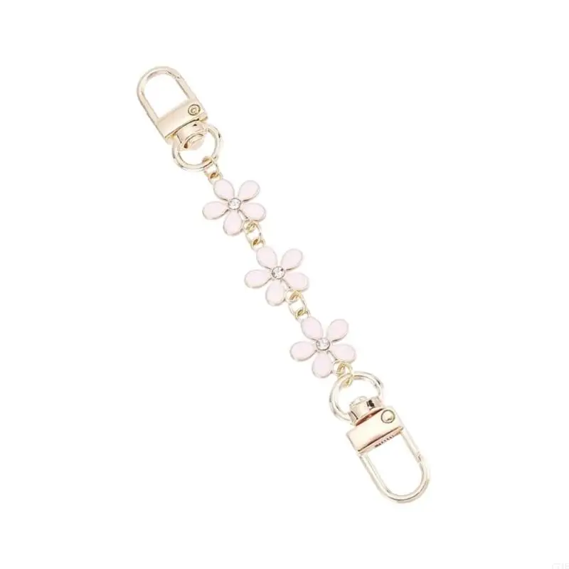  Delicate Floral Design Necklace Chain Extender Sturdy Metal Jewelry Enhancer